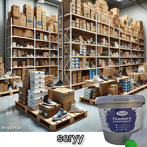 Епоксидна наливна підлога (Plastall 10 кг Сіра) - міцне покриття для бетону та металу промислових об'єктів