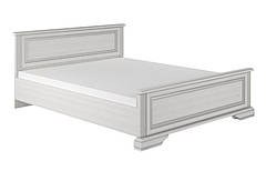 Ліжко 160 Вайт/White (без ламельної основи) (Гербор/Gerbor) 1695х525/870х2100 мм