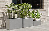 Бетонний вазон серія "RS Кадіс" (26, 71, 85 л.) кашпо для квітів та дерев, для вулиці, саду, дачі та тераси, фото 3
