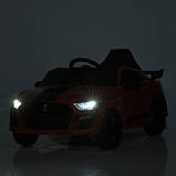 Дитячий електромобіль Ford Mustang Shelby M 5778EBLR-3, фото 10