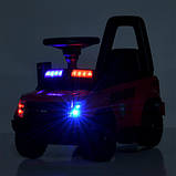 Дитячий толокар із мотором Police M 5844B-3, фото 7