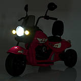 Дитячий триколісний мотоцикл Bambi Racer M 5739EL-8, фото 3