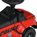 Дитячий толокар із мотором Police M 5844B-3, фото 5