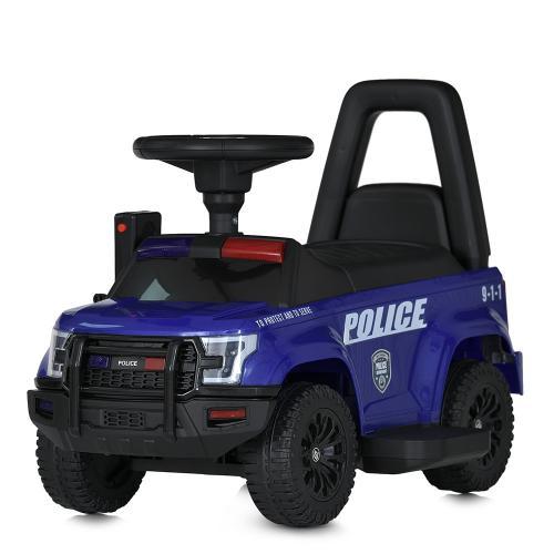 Дитячий толокар із мотором Police M 5844B-4