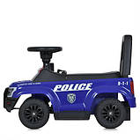 Дитячий толокар із мотором Police M 5844B-4, фото 4