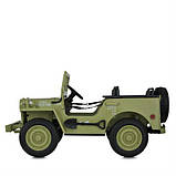 Дитячий електромобіль Джип Willys M 5861EBLR-13(24V), фото 3