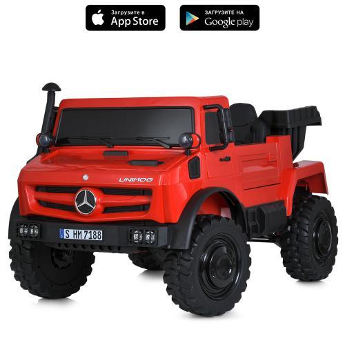 Дитячий електромобіль Mercedes Unimog M 5837EBLR-3(36V), фото 1