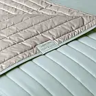 Покривало 220хх240см стьобане двостороннє Стиль Люкс м`ята/св.сірий TM IDEIA, фото 6