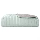 Покривало 220хх240см стьобане двостороннє Стиль Люкс м`ята/св.сірий TM IDEIA, фото 9