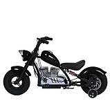 Дитячий електромотоцикл Чопер Bambi Racer M 6016AL-2(36V), фото 6
