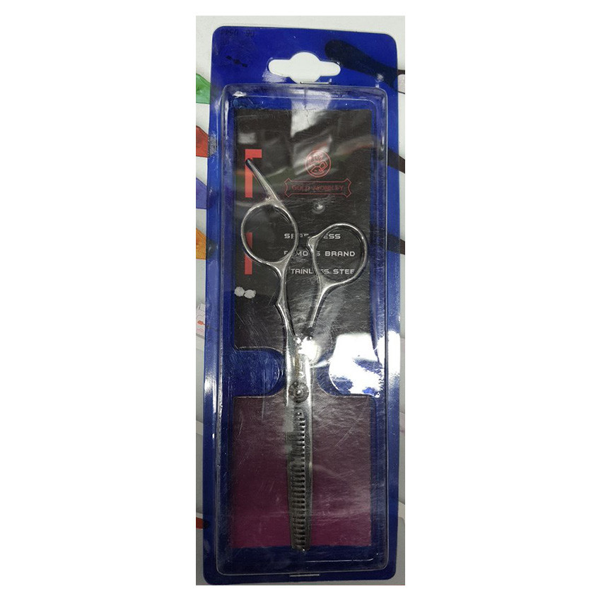 Професійні ножиці для стрижки волосся Salon Professional 5,5 з пластиковими ручками.