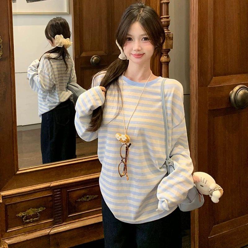 Жіночий лонгслів у смужку, фото 1