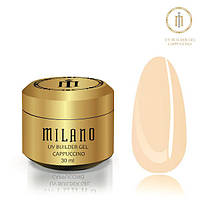 Milano Cosmetic Гель Builder Gel Cappuccino для нігтів, 30 мл