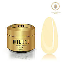 Milano Cosmetic Гель Builder Gel Beige для нігтів, 30 мл