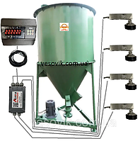 Ваги до 300кг ZEMIC MB6 (А6) для кормозмішувача (комплект обладнання) на 4датч.