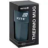 Термокружка 450 мл, сіра Kite K25-1220-1, фото 5