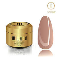 Milano Cosmetic Гель Builder Gel French Rose для нігтів, 30 мл
