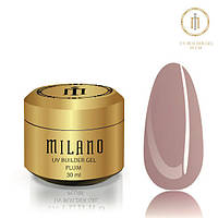 Milano Cosmetic Гель Builder Gel Plum для нігтів, 30 мл