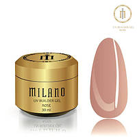 Milano Cosmetic Гель Builder Gel Rose для нігтів, 30 мл