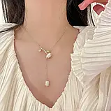 Ожерельє з кулоном Троянда, фото 2