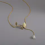 Ожерельє з кулоном Троянда, фото 8