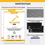 Плівка 2 шт на iPhone XR поліуретанова TPU захисна протиударна на скло VIMSHI глянсова (VM-177149), фото 2