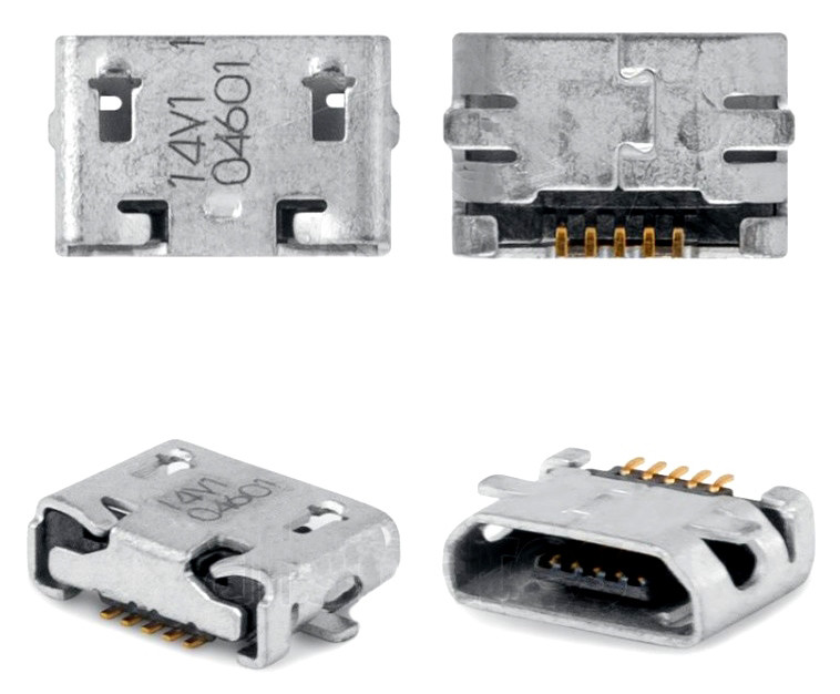 Конектор зарядки Nokia 207/ 208/ 216/ 220/ 225/ 230/ 500 Asha/ 503/ 710 Lumia (5 шт.)