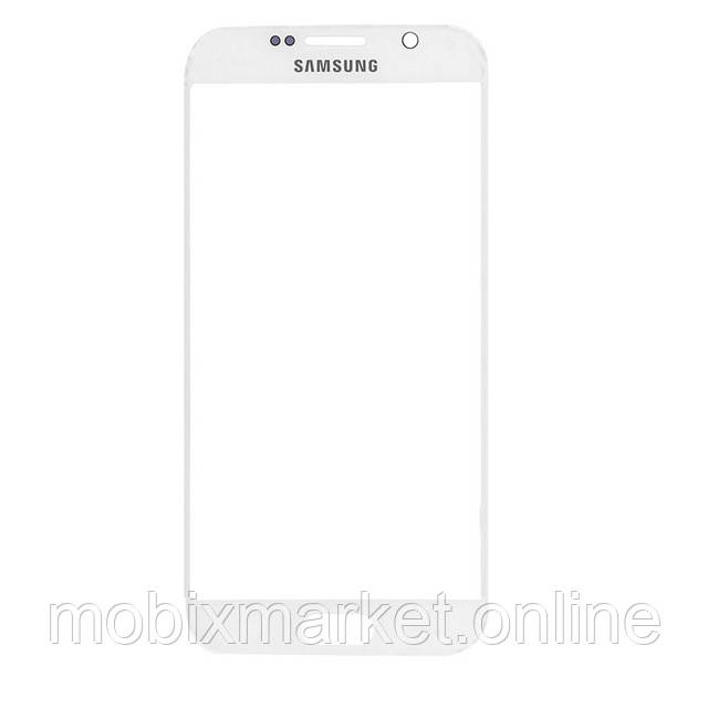 Скло корпусу Samsung G920 Galaxy S6 white