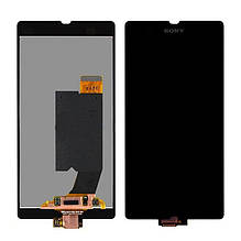 Дисплей Sony C6602 L36h/C6603 L36i Xperia Z в зборі з сенсором black