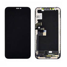 Дисплей iPhone X в зборі з сенсором та рамкою black (знятий оригінал)