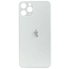 Задня кришка (скло) iPhone 11 Pro silver (big hole)