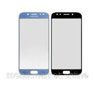 Скло корпусу Samsung J530 Galaxy J5 2017, з OCA- плівкою, silver/ blue, фото 1