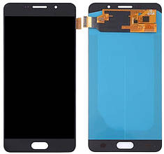 Дисплей Samsung SM-A710H Galaxy A7 (2016) в зборі з сенсором black TFT з рег. підсвіткою