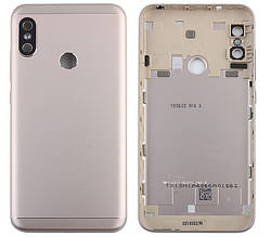 Задня кришка Xiaomi Mi A2 Lite/Redmi 6 Pro gold (зі склом камери) (Original PRC)