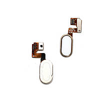 Шлейф Meizu M3 Note L681H (14pin) з кнопкою меню (Home) gold