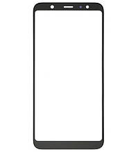 Скло корпусу Samsung J800 Galaxy J8/J810 Galaxy J8 2018 з OCA-плівкою, black (Original PRC)