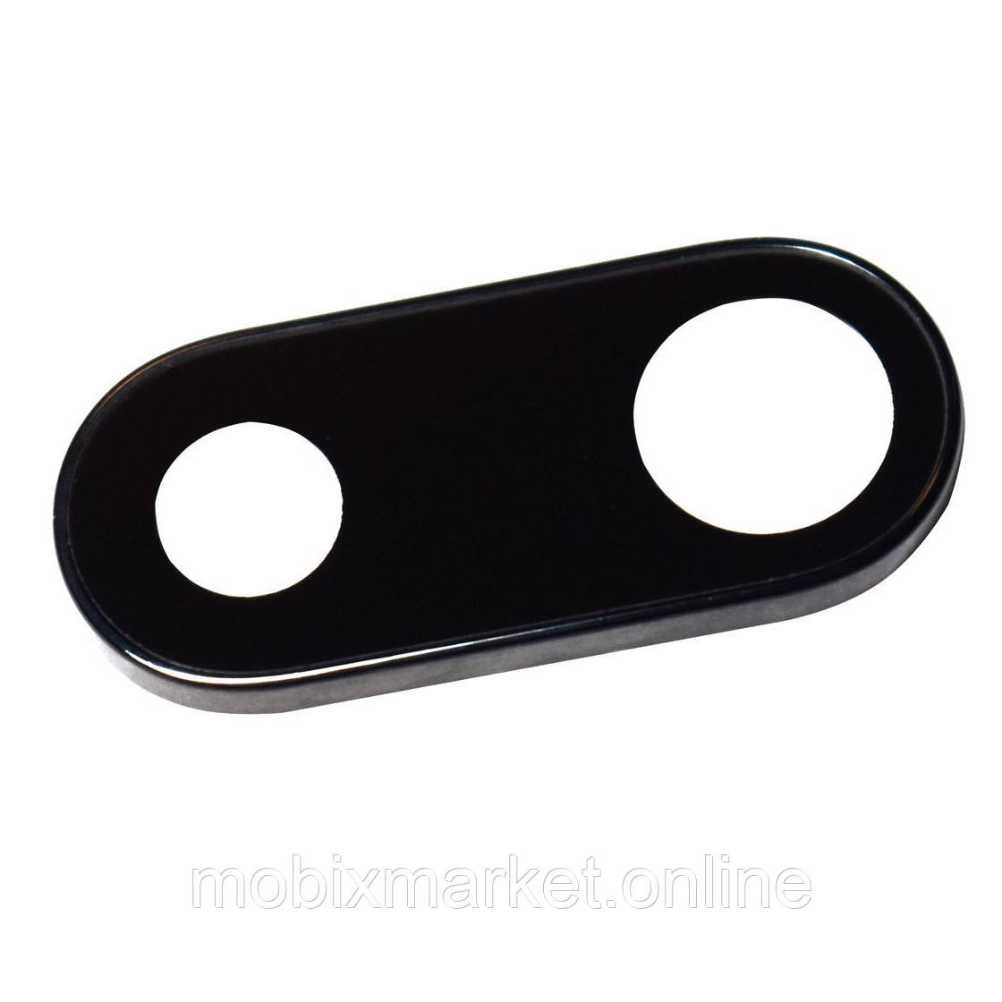 Скло камери iPhone 7 Plus/ iPhone 8 Plus з рамкою black
