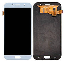 Дисплей Samsung SM-A720H Galaxy A7 (2017) в зборі з сенсором blue TFT з рег. підсвіткою