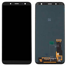 Дисплей Samsung SM-A600F Galaxy A6 (2018) в зборі з сенсором black OLED