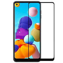Скло Samsung A217 Galaxy A21s 2020 (0.3 мм, 4D ARC Люкс) black