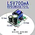 Імпульсний модуль джерела живлення RPD5V700mA, 3 Вт, AC70-270 В, DC100-380 В, фото 2