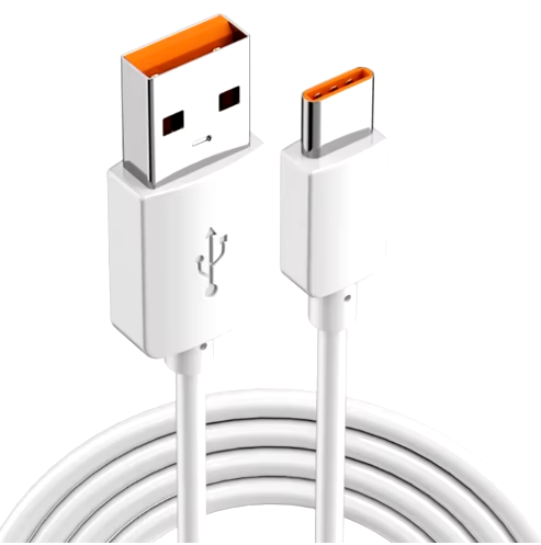 Кабель USB Type-C to USB Type A 2A для заряджання телефону та підключення пристроїв 8m Білий