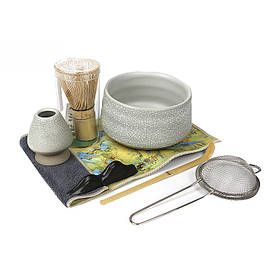 Набір Mavanto для приготування чаю матча 7 предметів Сірий (12038-69325)