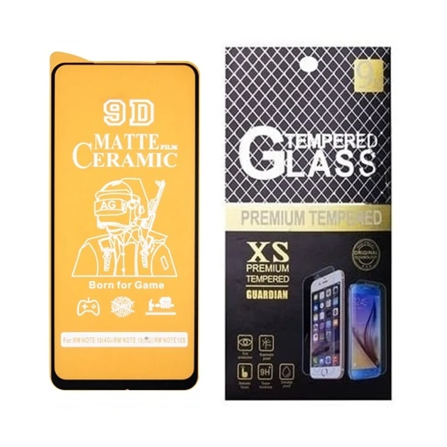 Протиударна захисна плівка Ceramics 9D для Xiaomi Redmi Note 10 4G, Redmi Note 10S, Redmi Note 11, Redmi Note 11s, Redmi Note 12s