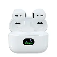 Навушники TWS Bluetooth WALKER WTS-53, сенсорне керування, мікрофон, LED-дисплей, білі