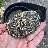 Пряжка Gorillas Accessories ВІЛЬНІ ДУХОМ на чоловічий ремінь, фото 3