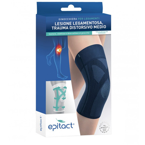 Ортез колінний для зв'язок із гнучкими шинами Epitact EPGEN22 2 Blue, фото 1