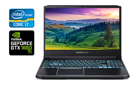 Ігровий ноутбук Acer Predator PH315-52/ 15.6" 1920x1080/ i7-9750H/ 16GB RAM/ 500GB SSD/ GTX 1660 Ti 6GB, фото 1