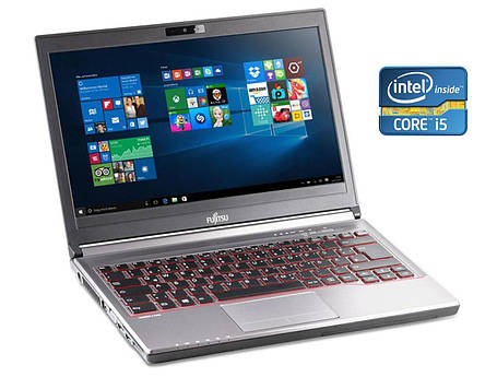Ноутбук Б-клас Fujitsu Lifebook E736/ 13.3" (1366x768)/ Core i5-6300U/ 8 GB RAM/ 500 GB HDD/ HD 520, фото 1