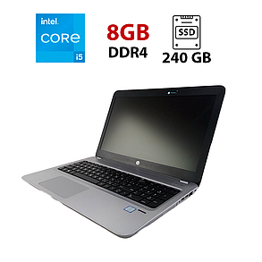 Ноутбук HP ProBook 450 G4/ 15.6" (1920x1080)/ Core i5-7200U/ 8 GB RAM/ 240 GB SSD/ HD 620, фото 1
